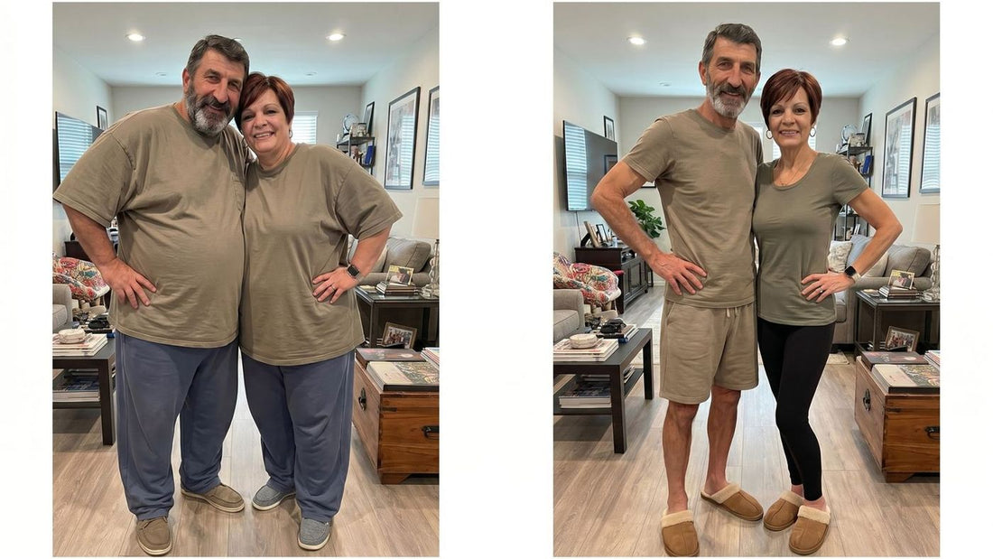 Down 32 lbs — No Needle before and after