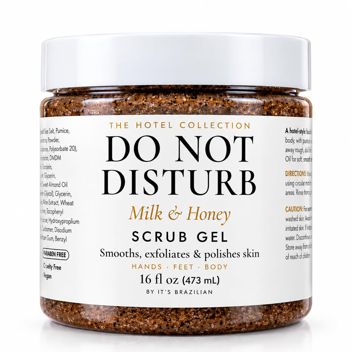 Honey Milk Foot & Body Scrub Gel — 16 fl oz