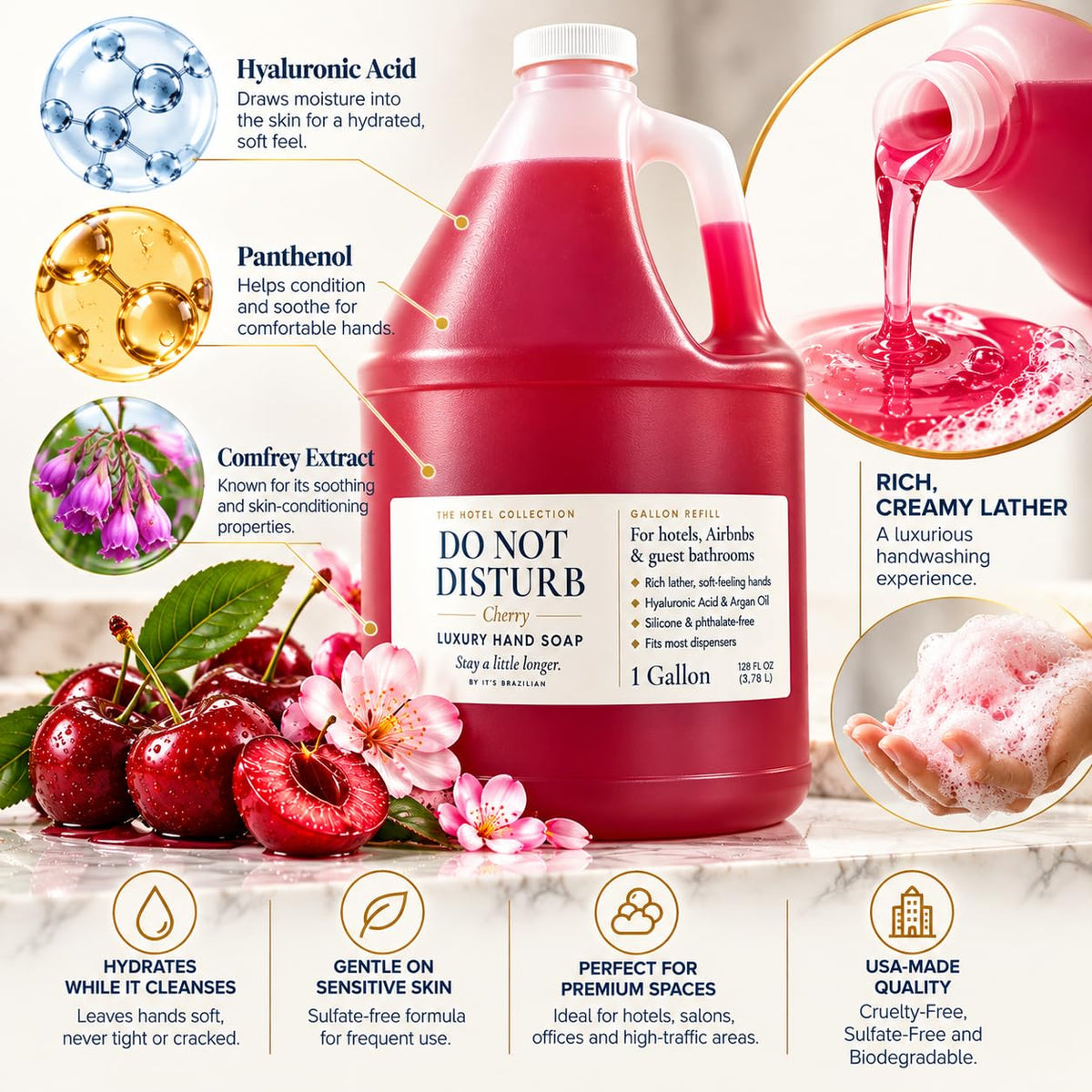 Luxury Cherry Hand Soap Refill
