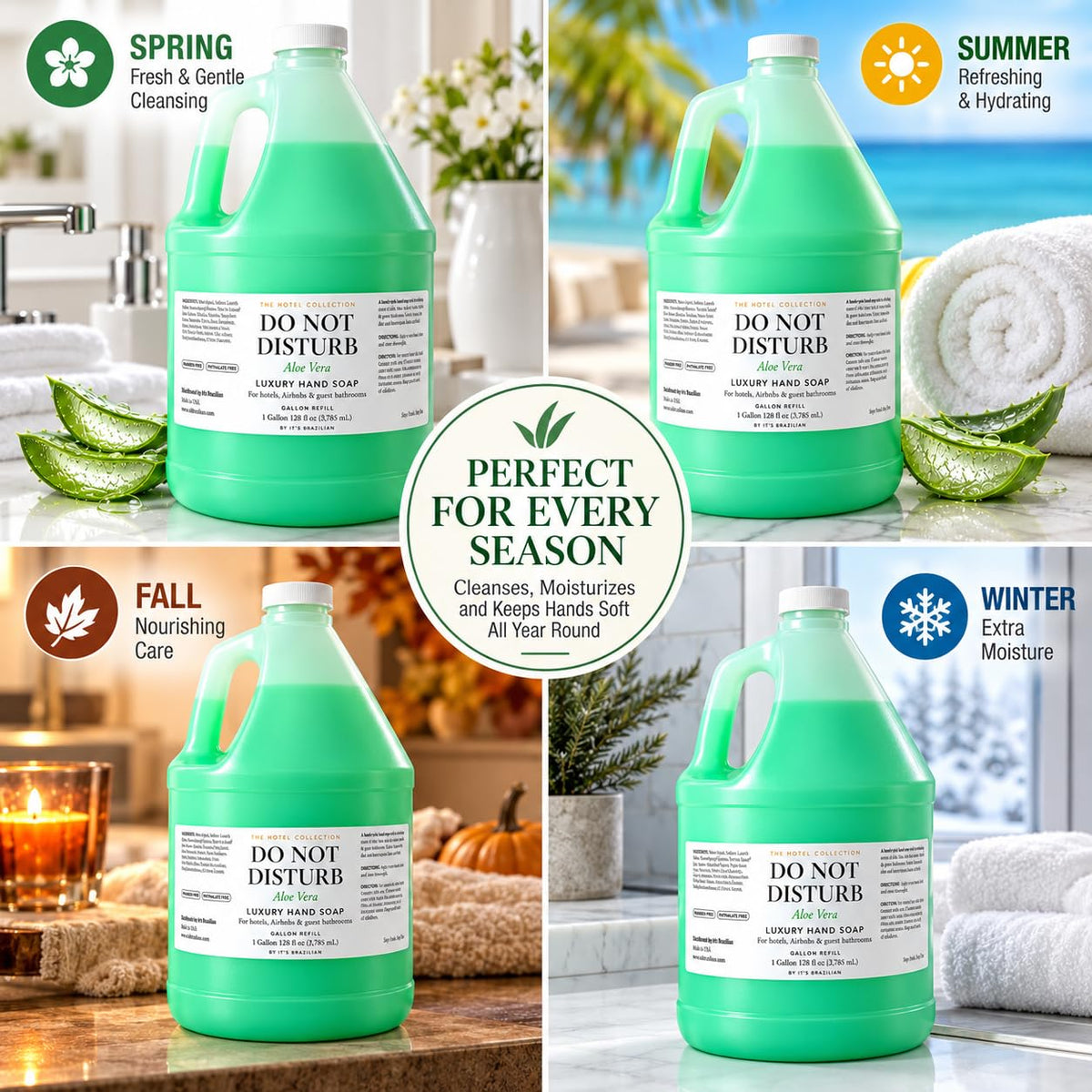 Aloe Vera Liquid Hand Soap Refill — 1 Gallon