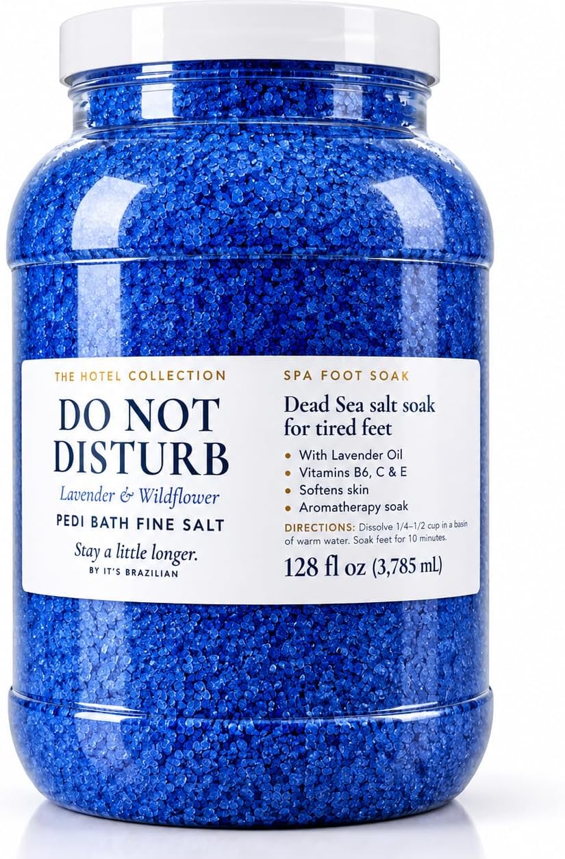 Pedi Bath Fine Salt — Lavender & Wildflower Dead Sea Foot Soak