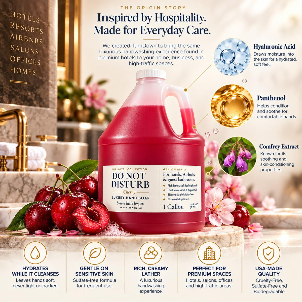 Luxury Cherry Hand Soap Refill