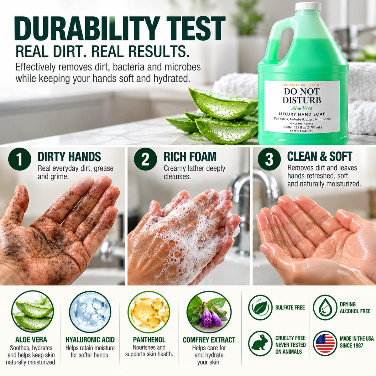 Aloe Vera Liquid Hand Soap Refill — 1 Gallon