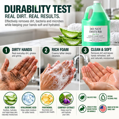 Aloe Vera Liquid Hand Soap Refill — 1 Gallon