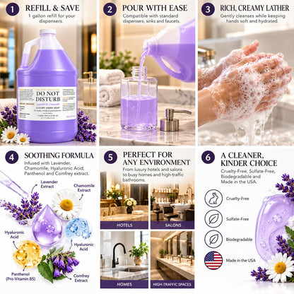 Lavender & Chamomile Liquid Hand Soap Refill — 1 Gallon