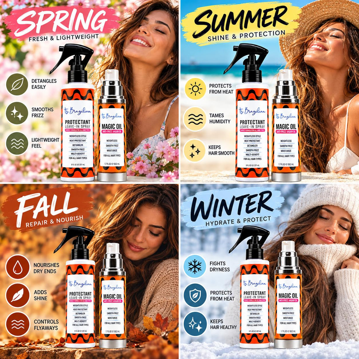 Salon-Quality Heat Protection & Shine Duo