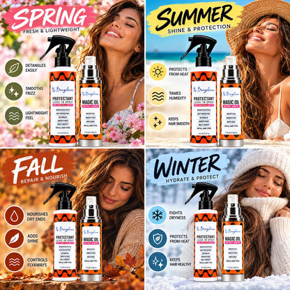 Salon-Quality Heat Protection & Shine Duo