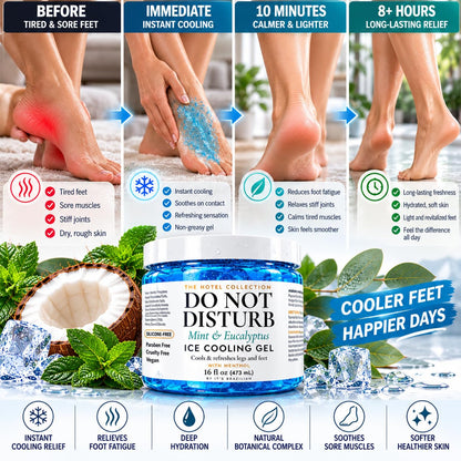 Mint & Eucalyptus Foot & Leg Cooling Gel — 16 fl oz