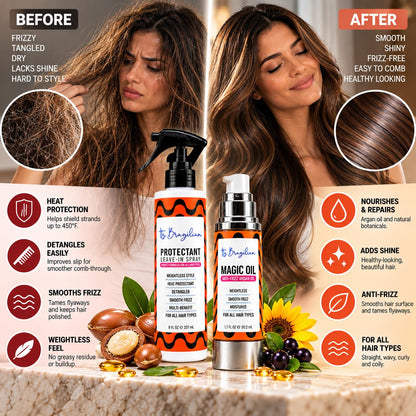Salon-Quality Heat Protection & Shine Duo