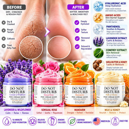Pedi Cream Mask — Mint & Eucalyptus Foot Mask