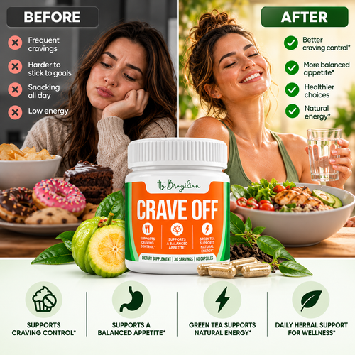It's Brazilian Crave Off — Craving Control & Balanced Appetite Support (60 Capsules)