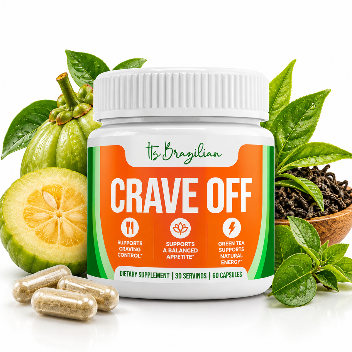 It's Brazilian Crave Off — Craving Control & Balanced Appetite Support (60 Capsules)