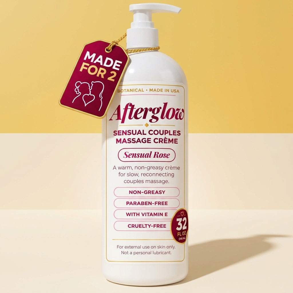 Afterglow — Sensual Couples Massage Crème + The Couples' Touch Ritual (Bonus Guide)