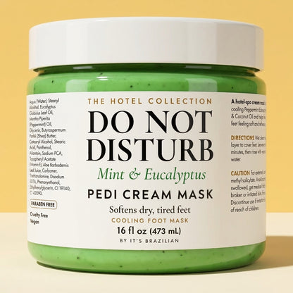 Pedi Cream Mask — Mint & Eucalyptus Foot Mask