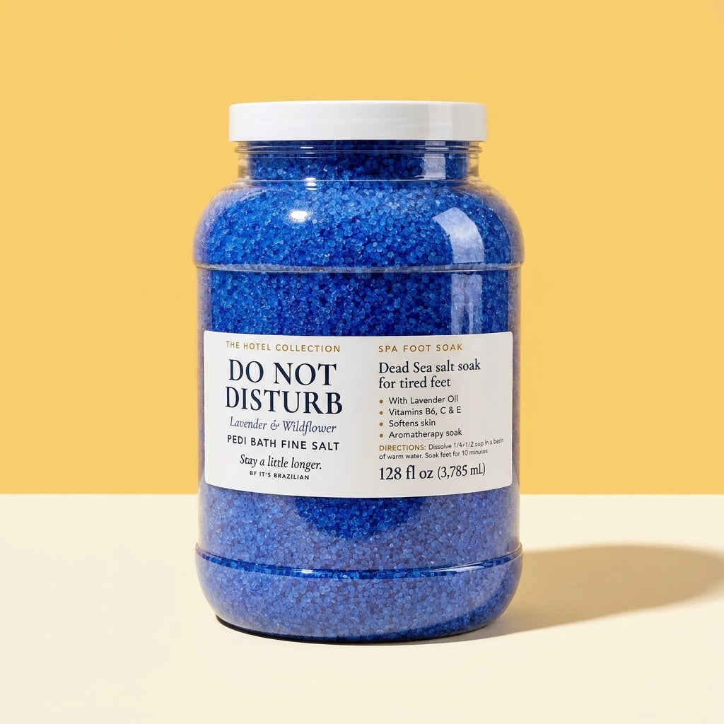 Pedi Bath Fine Salt — Lavender & Wildflower Dead Sea Foot Soak
