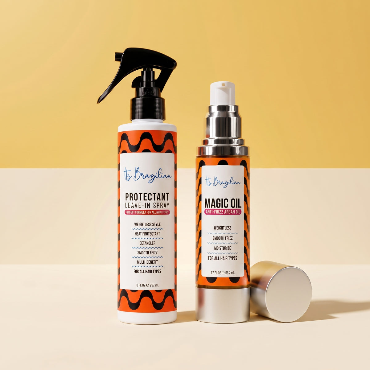 Salon-Quality Heat Protection & Shine Duo